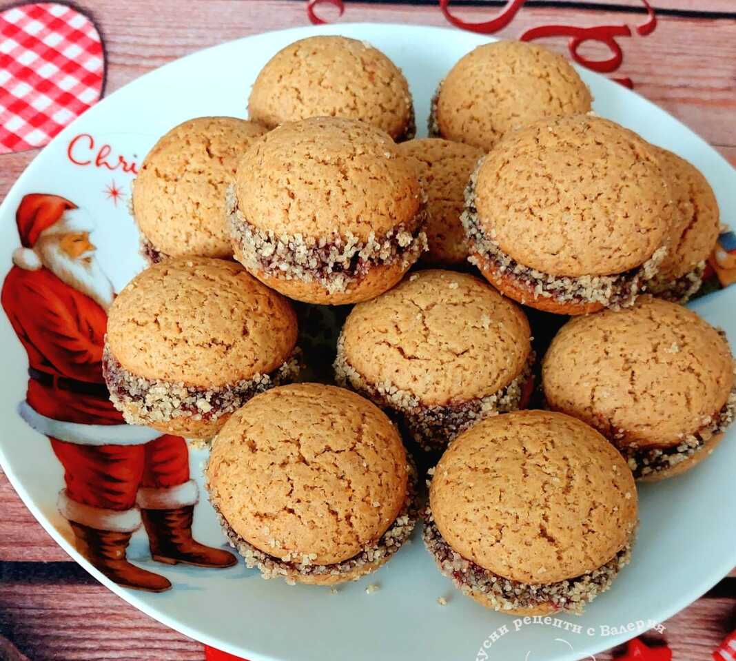 koulourakiaMarmelada Κουλουράκια με μαρμελάδα και καρύδι