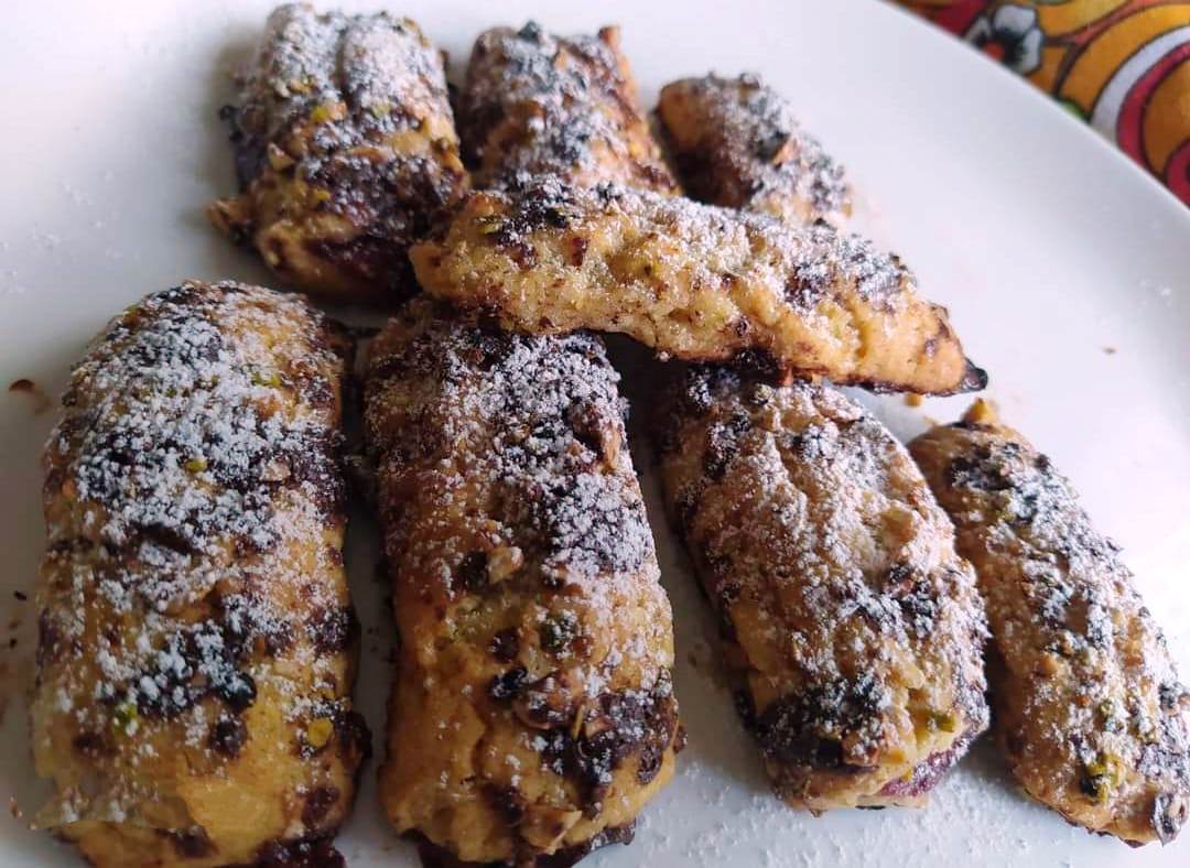 Κουλουράκια με σοκολάτα και μαρμελάδα