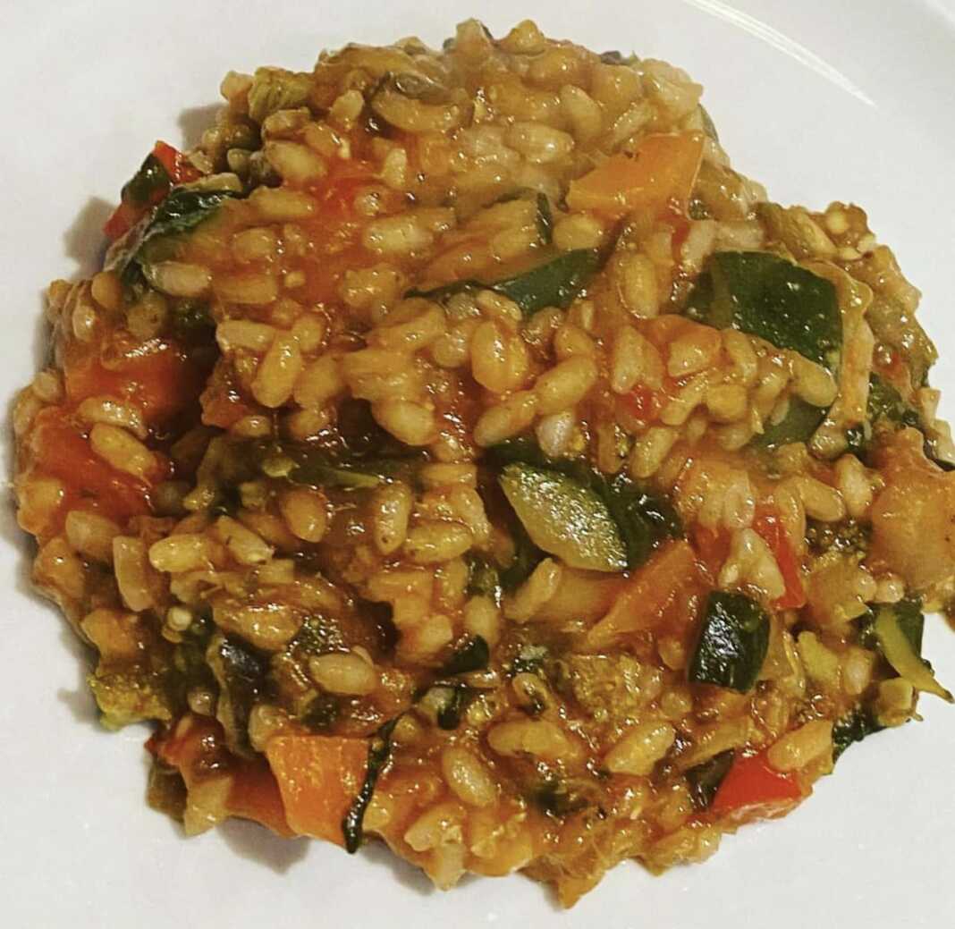 laxanikaRizi Ριζότο με λαχανικά