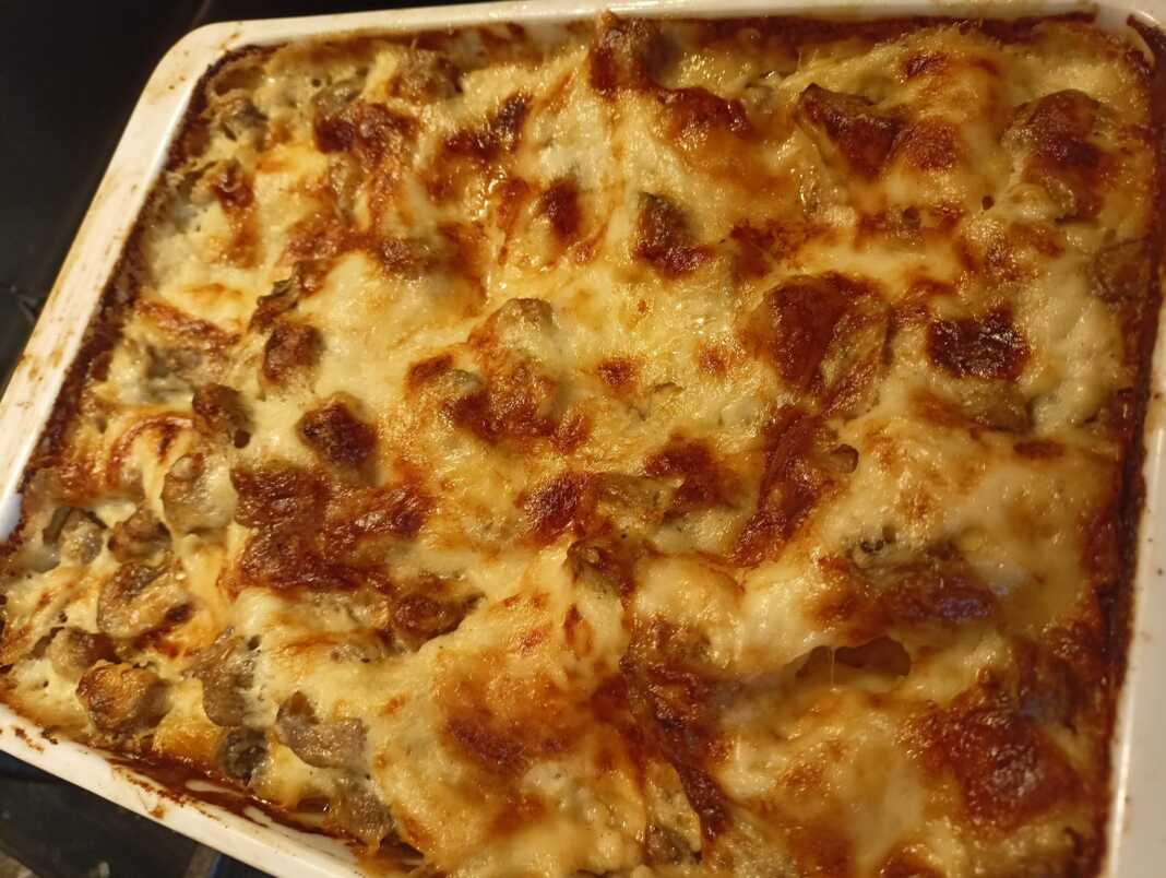 Λαζάνια με μανιτάρια