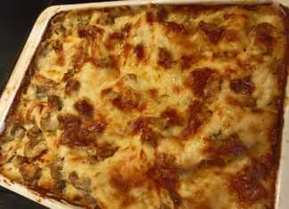 Λαζάνια με μανιτάρια