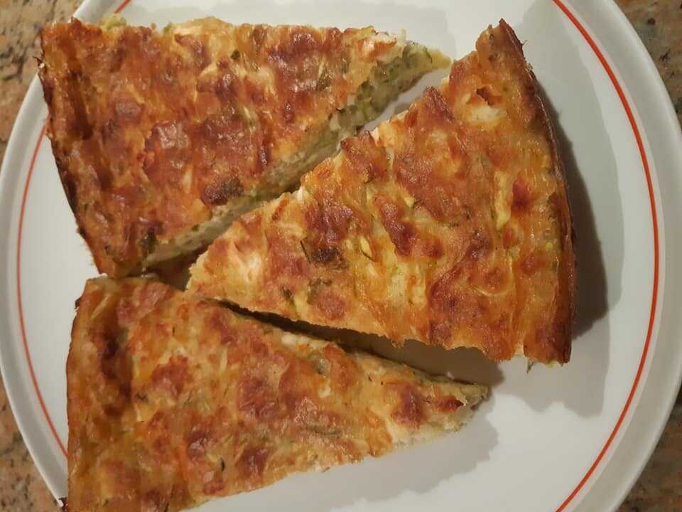 mpatzinaKolokithakia Μπατζίνα με κολοκυθάκια