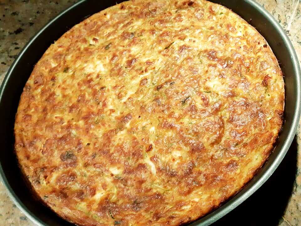 Μπατζίνα με κολοκυθάκια