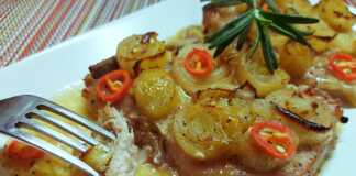 Χοιρινές Μπριζόλες με μπύρα και πράσο