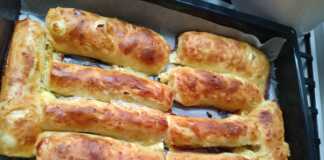 Μπουρέκια με φέτα και γιαούρτι