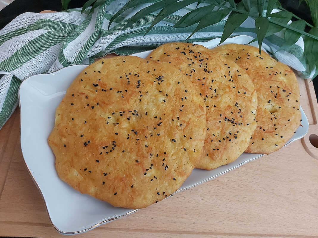 Τηγανίτες καλαμποκιού με φέτα