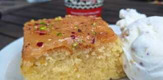 Ρεβανί με κρέμα λεμονιού