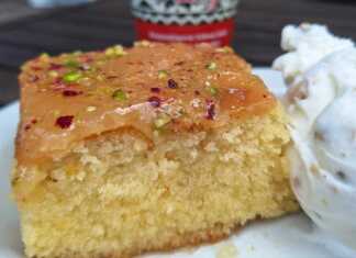 Ρεβανί με κρέμα λεμονιού