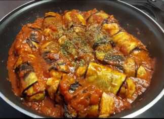 Ρολάκια Μελιτζάνας με κιμά