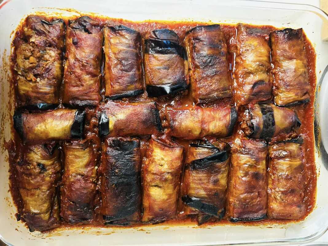 rolakiaMelitzanasKima Ρολάκια Μελιτζάνας με κιμά