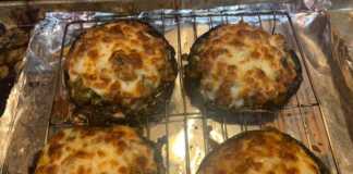 Γεμιστά μανιτάρια στο φούρνο