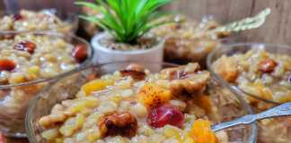 Βαρβάρα (ασουρέ) γευστική και θρεπτική εμπειρία, ιδανικά για την περίοδο της νηστείας Βαρβάρα (ασουρέ)