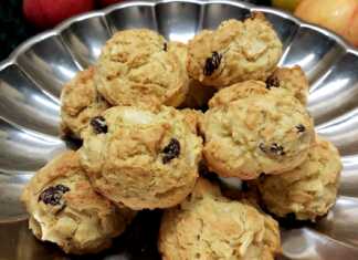 Βραχάκια με σταφίδες και μήλα