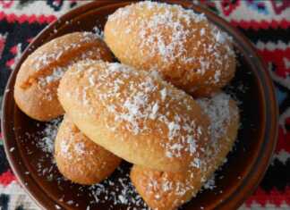 Σιροπιαστά κουλουράκια καρύδας