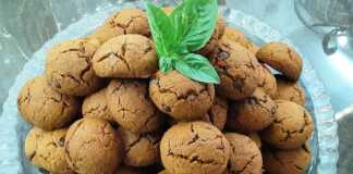 Mπισκότα πορτοκαλιού με σοκολάτα