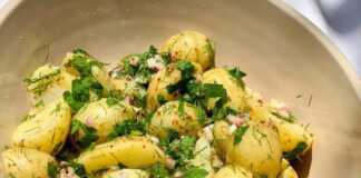 Πατατοσαλάτα χωρίς μαγιονέζα 