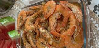 Γαρίδες στο τηγάνι με σκόρδο και βούτυρο