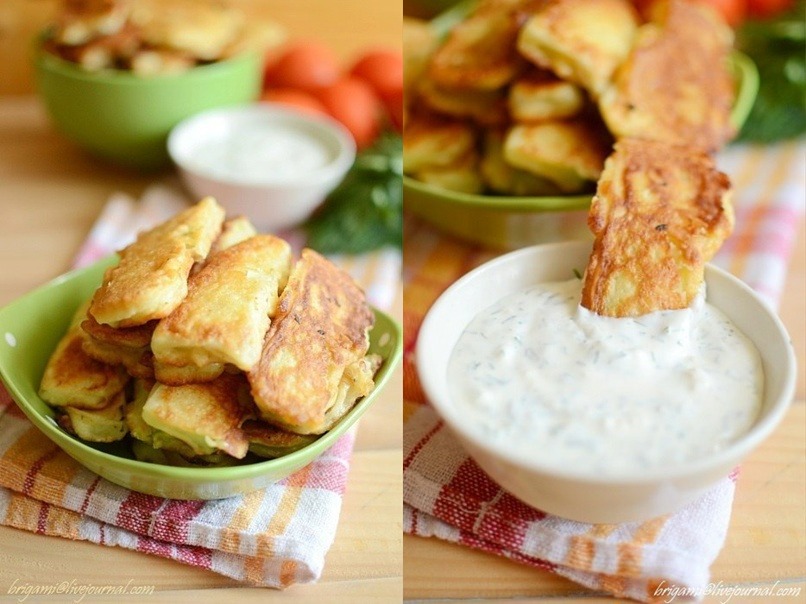 image (10) Κολοκυθάκια σε κουρκούτι με κρέμα γάλακτος