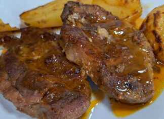 Μπριζόλες με πατάτες στο φούρνο