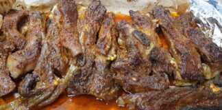 Καρυκευμένα αρνίσια παϊδάκια