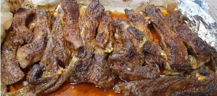 karikeumenaPaidakia Καρυκευμένα αρνίσια παϊδάκια