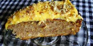 Κέικ με κολοκύθα και κρέμα λεμονιού