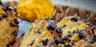 Κέικ κολοκύθας με σοκολάτα