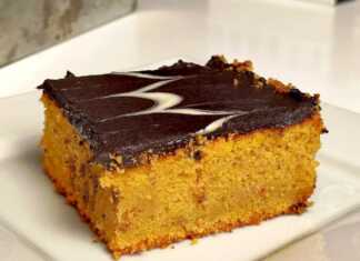 Κέικ Καρότου με Γλασο Σοκολάτας 