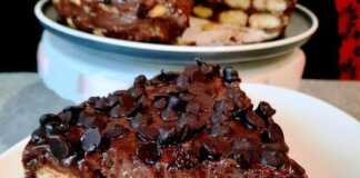 Πανεύκολο και νόστιμο κέικ με κρέμα κακάο Kέικ με κρέμα κακάο