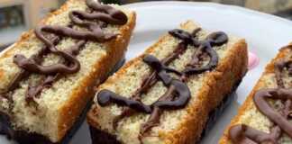 Κεκάκια με νουτέλα και σοκολάτα