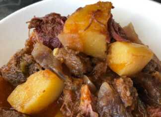 Κοκκινιστό Κρέας με πατάτες