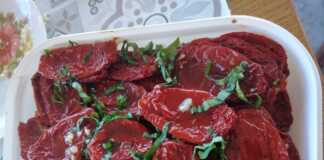 Σπιτικές αποξηραμένες ντομάτες