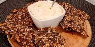 Kράκερ με σπόρους χωρίς αλεύρι