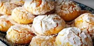 Μπισκότα λεμονιού με σιμιγδάλι