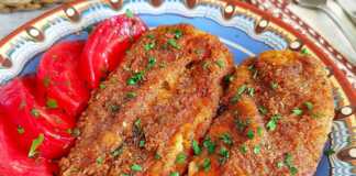 Η Ψητές γεμιστές πιπεριές στο φούρνο ήταν μεσημεριανό στο σπίτι το Σάββατο. Τις αγαπάμε πολύ και είναι πολύ νόστιμες.