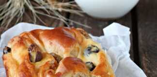 Σταφιδόψωμο με τυρί κρέμα