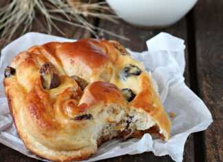 Σταφιδόψωμο με τυρί κρέμα