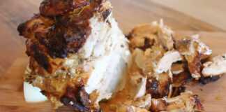 Γύρος κοτόπουλου σε σπιτική σούβλα