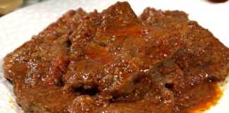 φιλέτο μοσχαρίσιο σε σάλτσα