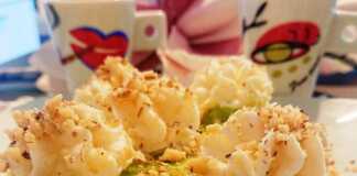 Εκμέκ Κανταΐφι με κρέμα από γεύση φιστίκι Αιγίνης