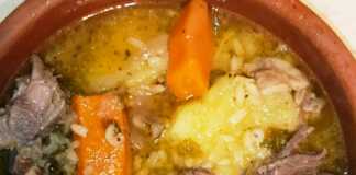 γίδα βραστή