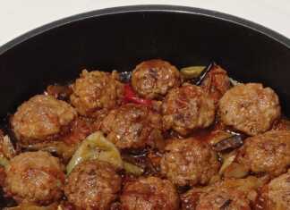 Κεφτεδάκια με πιπεριές και μελιτζάνες!