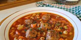 Κεφτεδόσουπα με κοφτό μακαρονάκι: Η τέλεια σούπα για μια κρύα μέρα κεφτεδόσουπα κοφτό μακαρονάκι