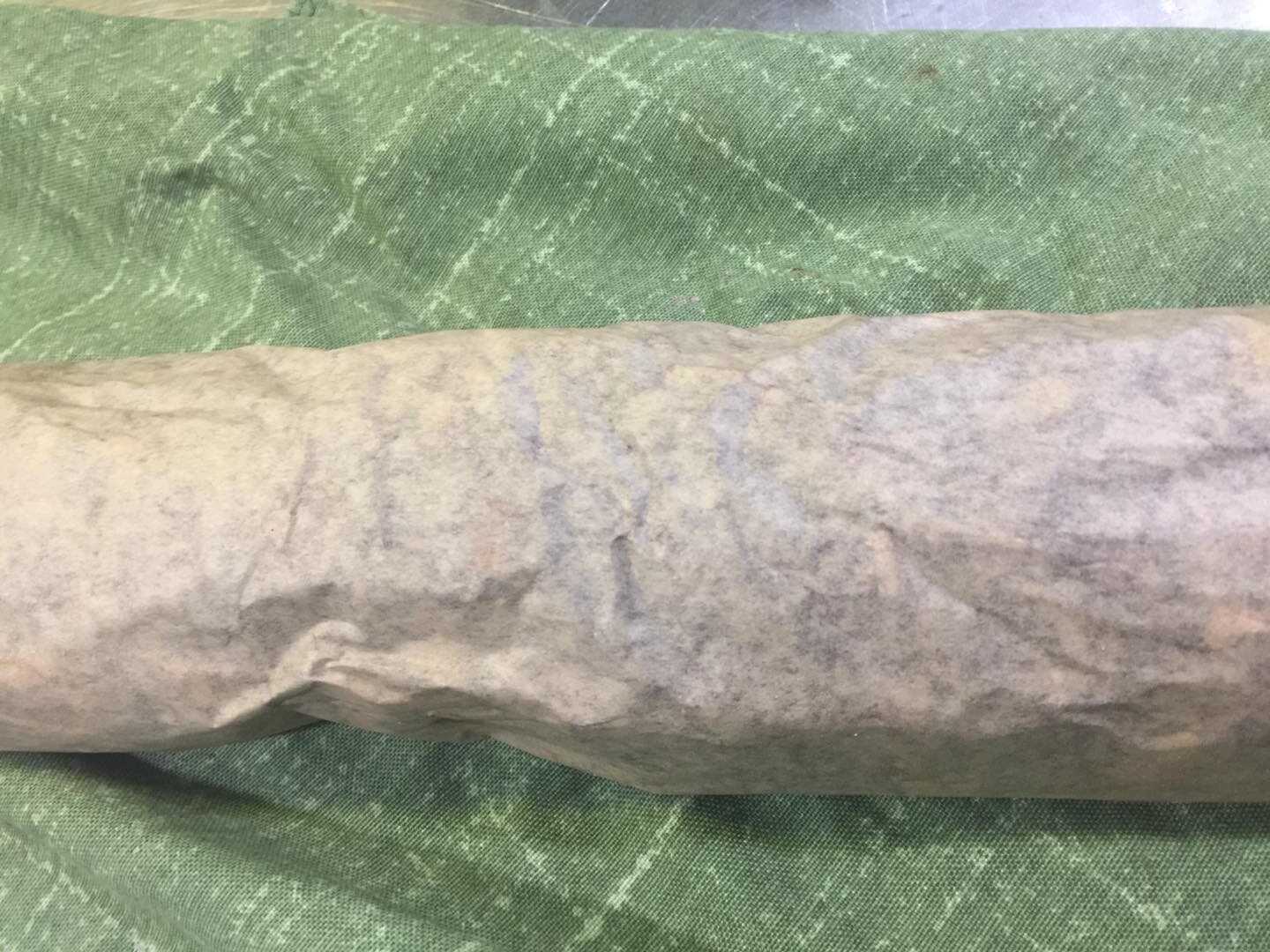 κορμός με σοκολάτα και καρύδια