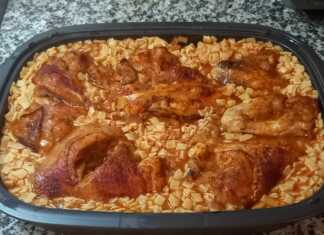 Κοτόπουλο με χυλοπίτες γιουβέτσι 