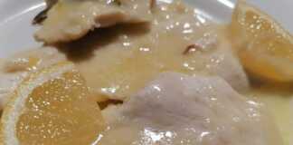 Στήθος κοτόπουλου με λεμόνι