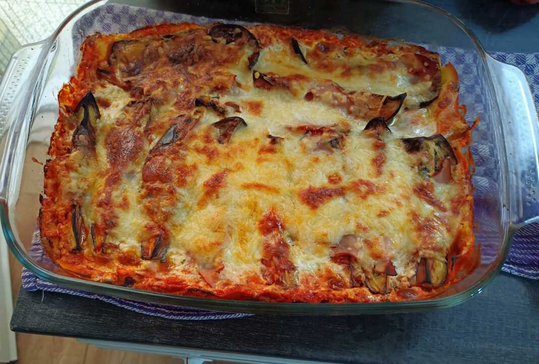 μελιτζάνες ογκρατέν με λάζανια