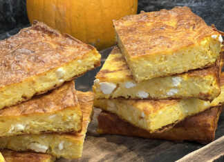 μπατζίνα με φέτα και κολοκύθα