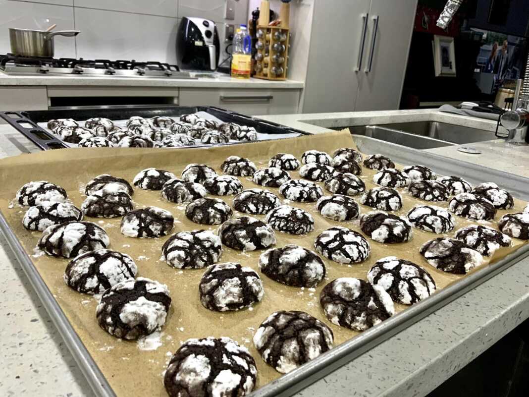 Xριστουγεννιάτικα μπισκότα σοκολάτας