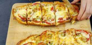 Νόστιμη πίτσα με μπαγιάτικο ψωμί